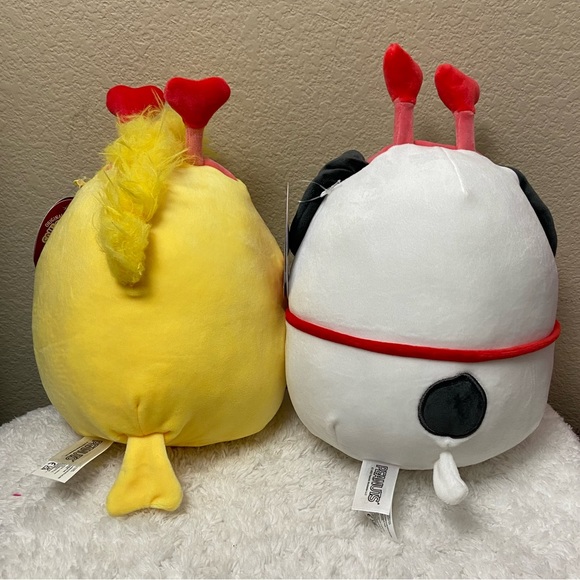 Squishmallow Valentines Bundle 8” - Woodstock and Snoopy - Picture 2 of 8